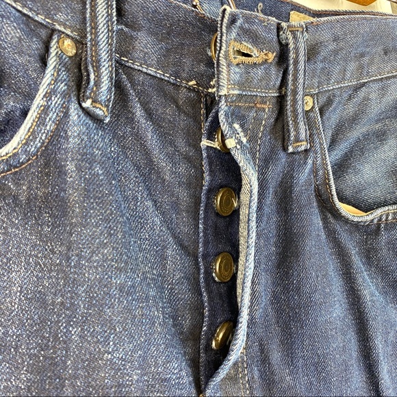 All Saints Mens Jeans Size 32 Button Fly - Picture 5 of 7